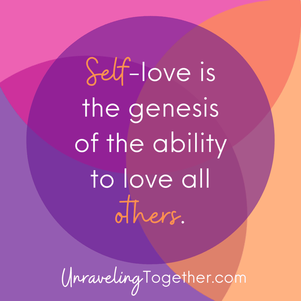 Self-love is the genesis of the ability to love all others. - Dr. Sam Graber